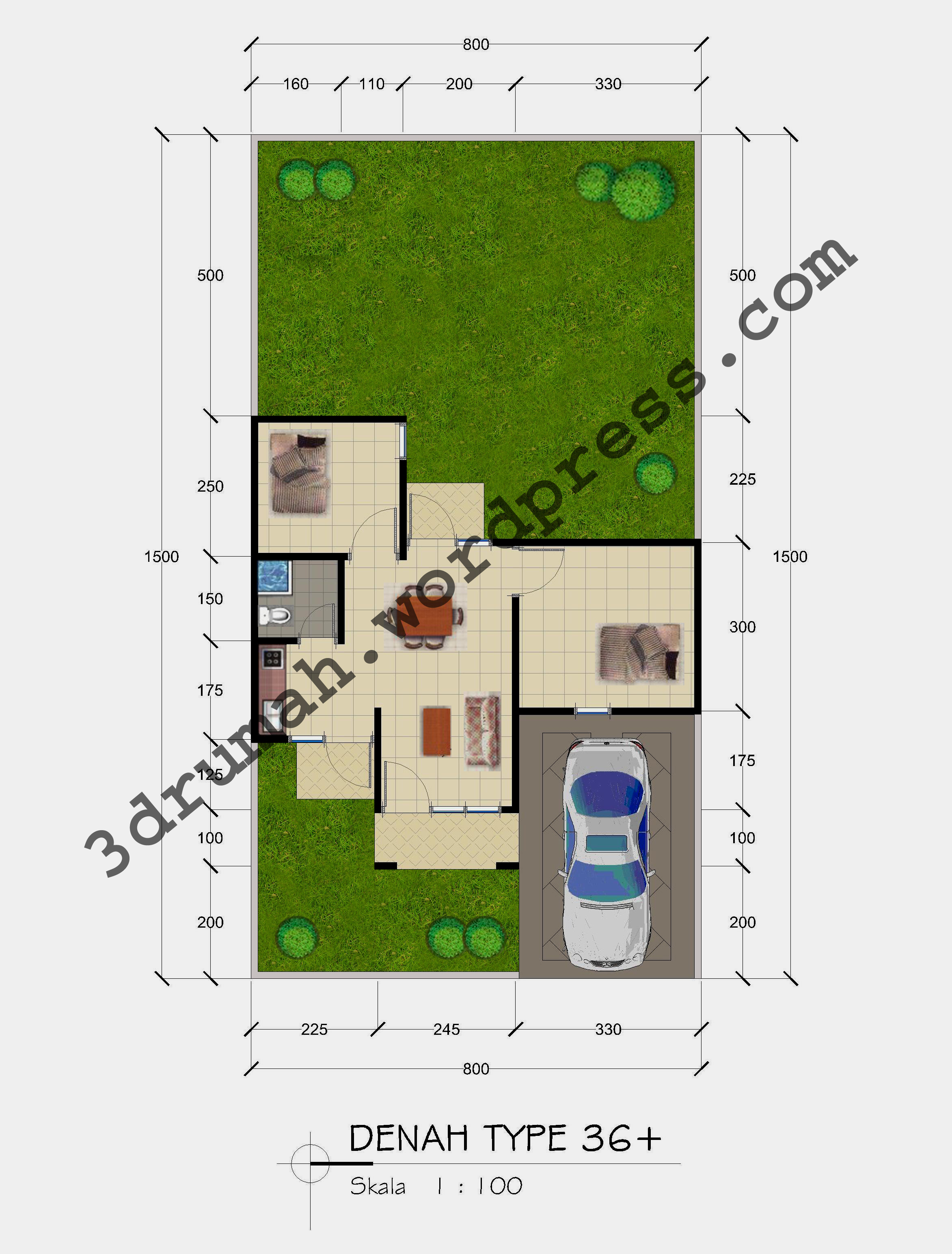 Gambar Desain Interior Rumah Minimalis Type 36 120 Terbaru Desain